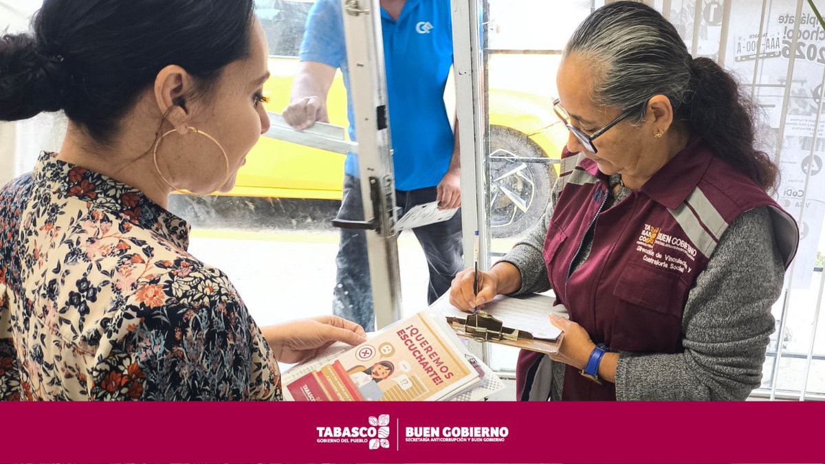 BuenGobiernoTAB's tweet image. 📍 Estamos en Tacotalpa, en la Receptoría de Rentas de la Secretaría de Administración y Finanzas.

🤝 Entregamos el díptico “¡Queremos escucharte!” con información para presentar quejas y denuncias.

📢 Tu voz cuenta. ¡Acércate y participa!

#ContraloríaSocial #Transparencia