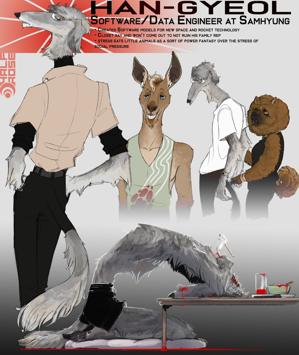 Half-rose ( open commissions ) tweet media