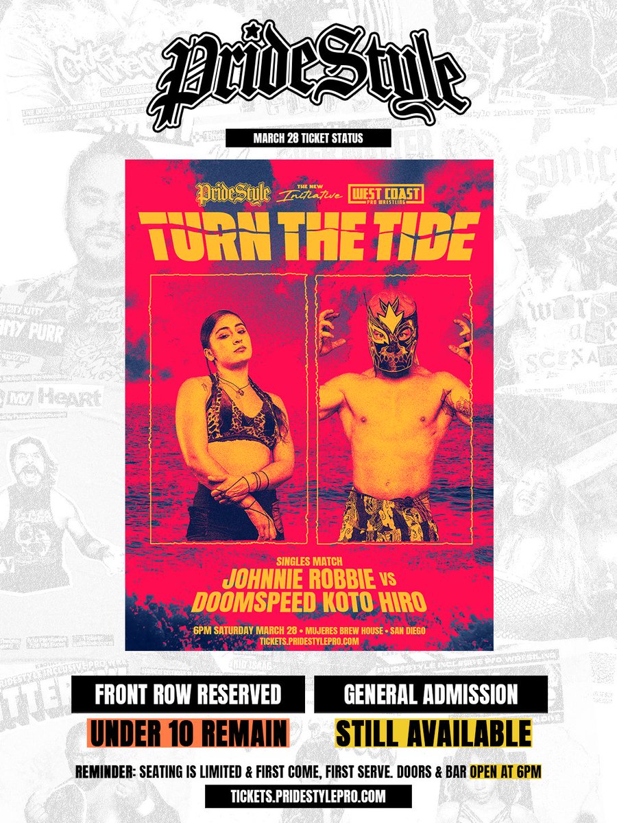 PrideStyle 🖤 Inclusive Pro Wrestling tweet media