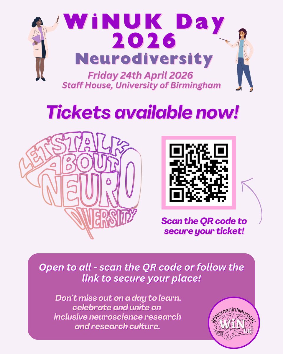 WiNUK: Women in Neuroscience UK 🧠 tweet media
