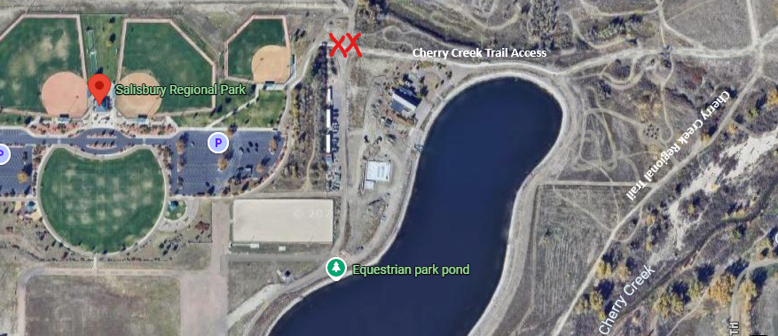ParkerRec's tweet photo. Access from Salisbury Park to Cherry Creek Regional Trail will be closed for construction as a part of the Salisbury Regional Park Expansion project. Access will be closed weekdays through early April and reopen on weekends, as long as it's safe for foot/bike traffic. #ParkerRec https://t.co/Qe2qtKfNVs