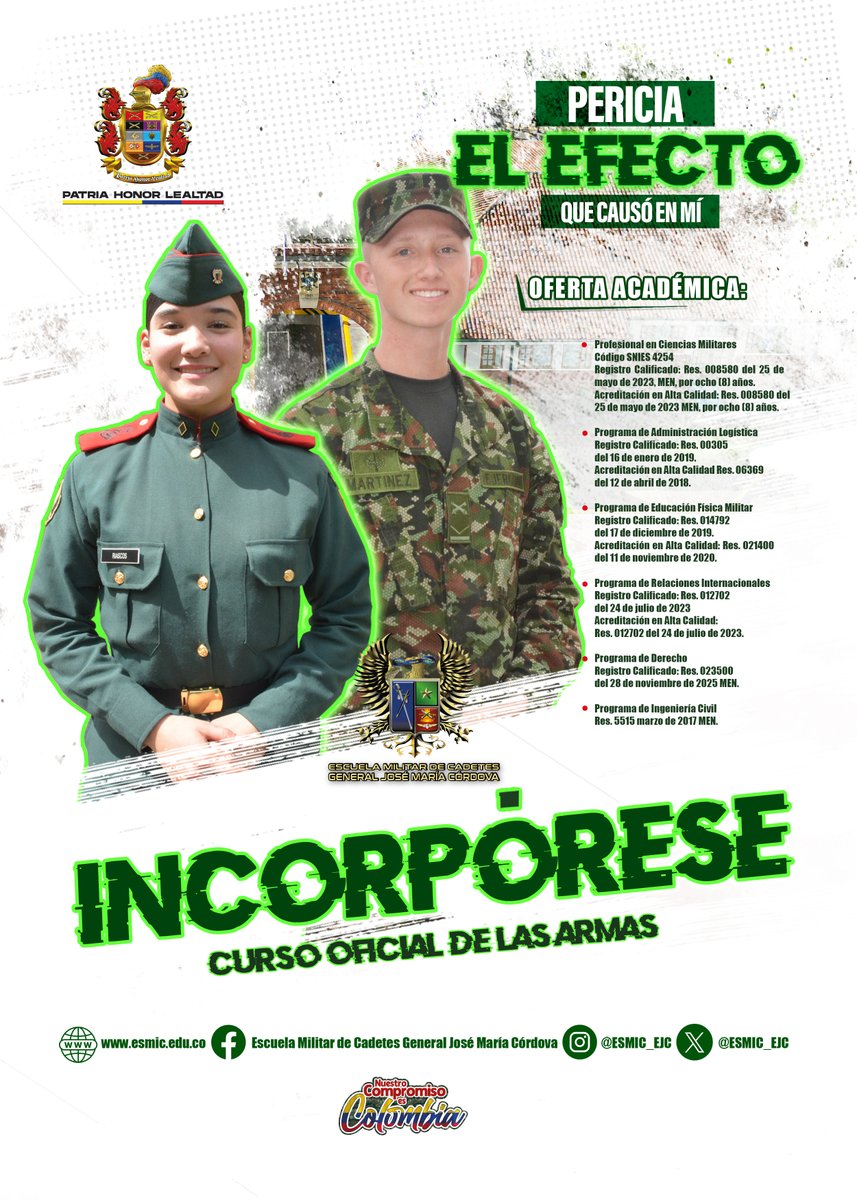 Escuela Militar de Cadetes tweet media