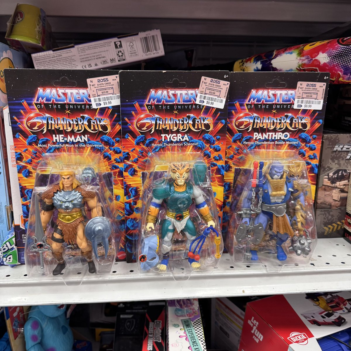 InPursuitofToys's tweet image. Came across Mattel MOTU x ThunderCats wave 2 at Ross for $9.99. 

#mattel #mastersoftheuniverse #motu #thundercats #inpursuitoftoys