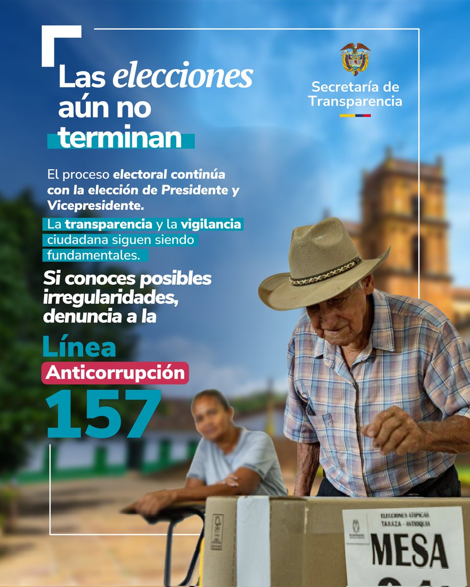 Secretaría de Transparencia tweet media