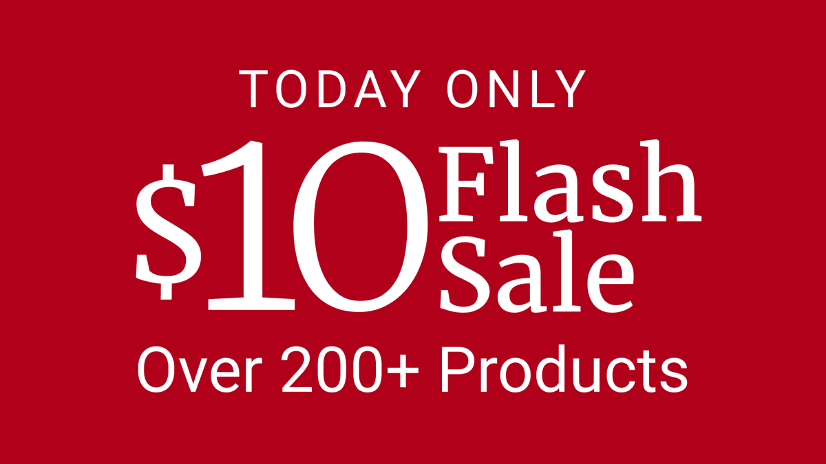 🛍️ ltdc.short.gy/flash-deals

Today only: $10 Flash Sale on 200+ products.