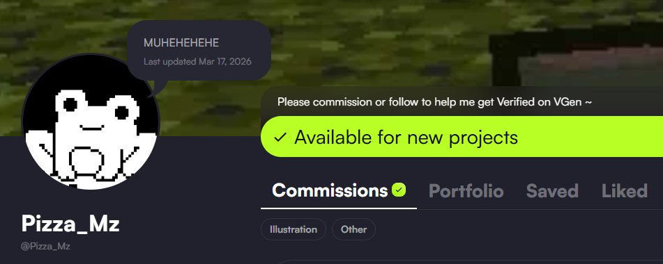 AHHHHH
Look i made a Vgen account!
I can finally open Commisions!!
