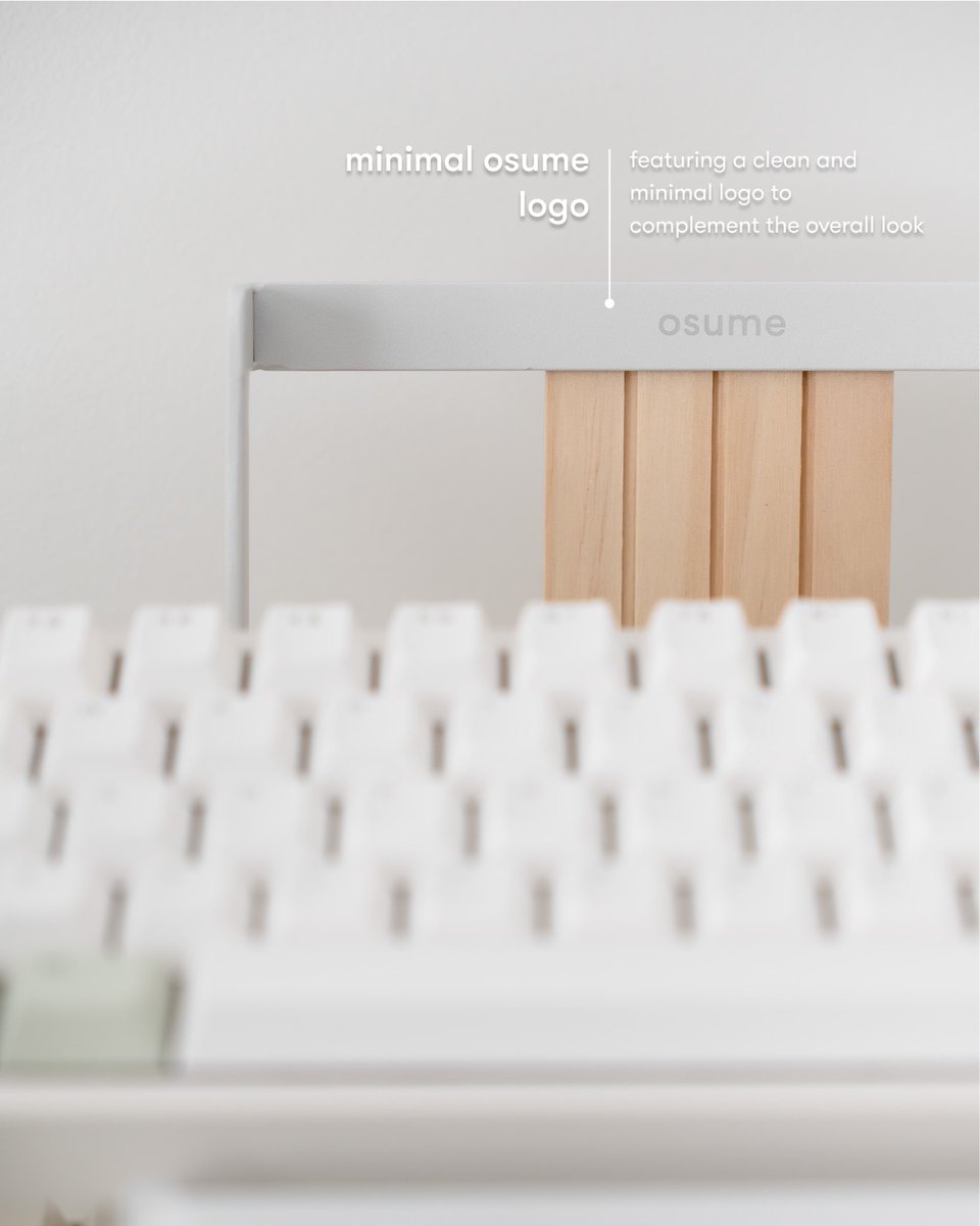osumekeys's tweet image. did someone say they needed more keyboard storage? 

we’d like to nominate our keyboard shelves 🙂‍↕️
our most updated version also features a smoother finish and minimized weld spots for a cleaner look!

#osume #homedecor #cutetech #deskgram #homeoffice