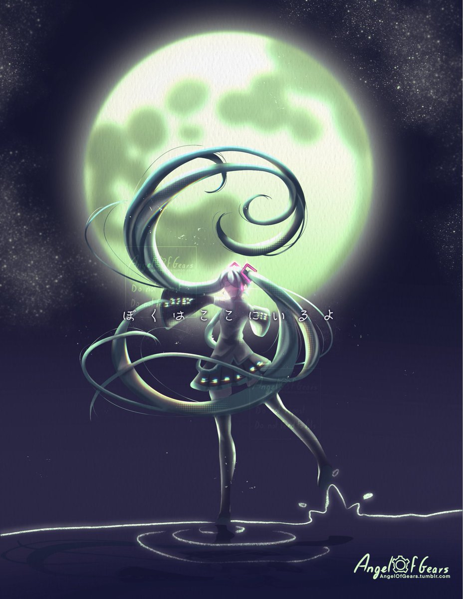 AngelOfGears's tweet photo. 「ぼくはここにいるよ」　#初音ミク https://t.co/jdQobMS2n1