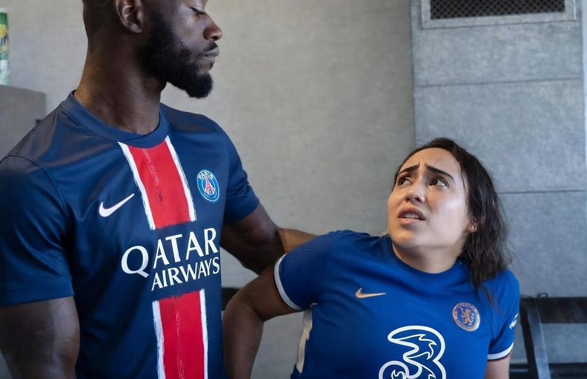 Optimus_prim3's tweet photo. Chelsea fans: Meet us at the Bridge 
PSG Right now 

#chelsea #PSG #Stamfordbridge #UEFA https://t.co/f9empZPYc5
