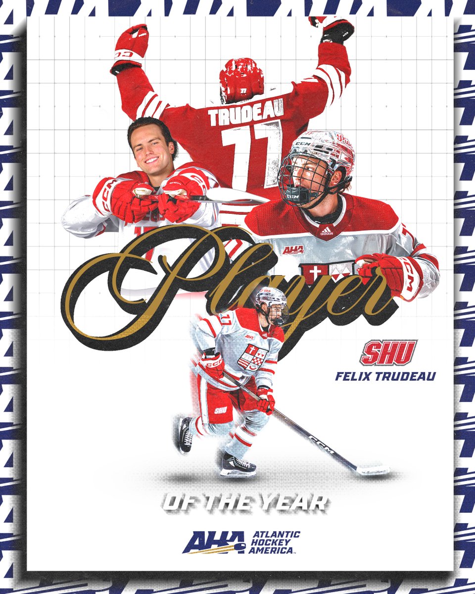 𝟮𝟱-'𝟮𝟲 𝗔𝗛𝗔 𝗺𝗲𝗻'𝘀 𝗜𝗻𝗱𝗶𝘃𝗶𝗱𝘂𝗮𝗹 𝗔𝘄𝗮𝗿𝗱𝘀 🧵

AHA Player of the Year, Felix Trudeau