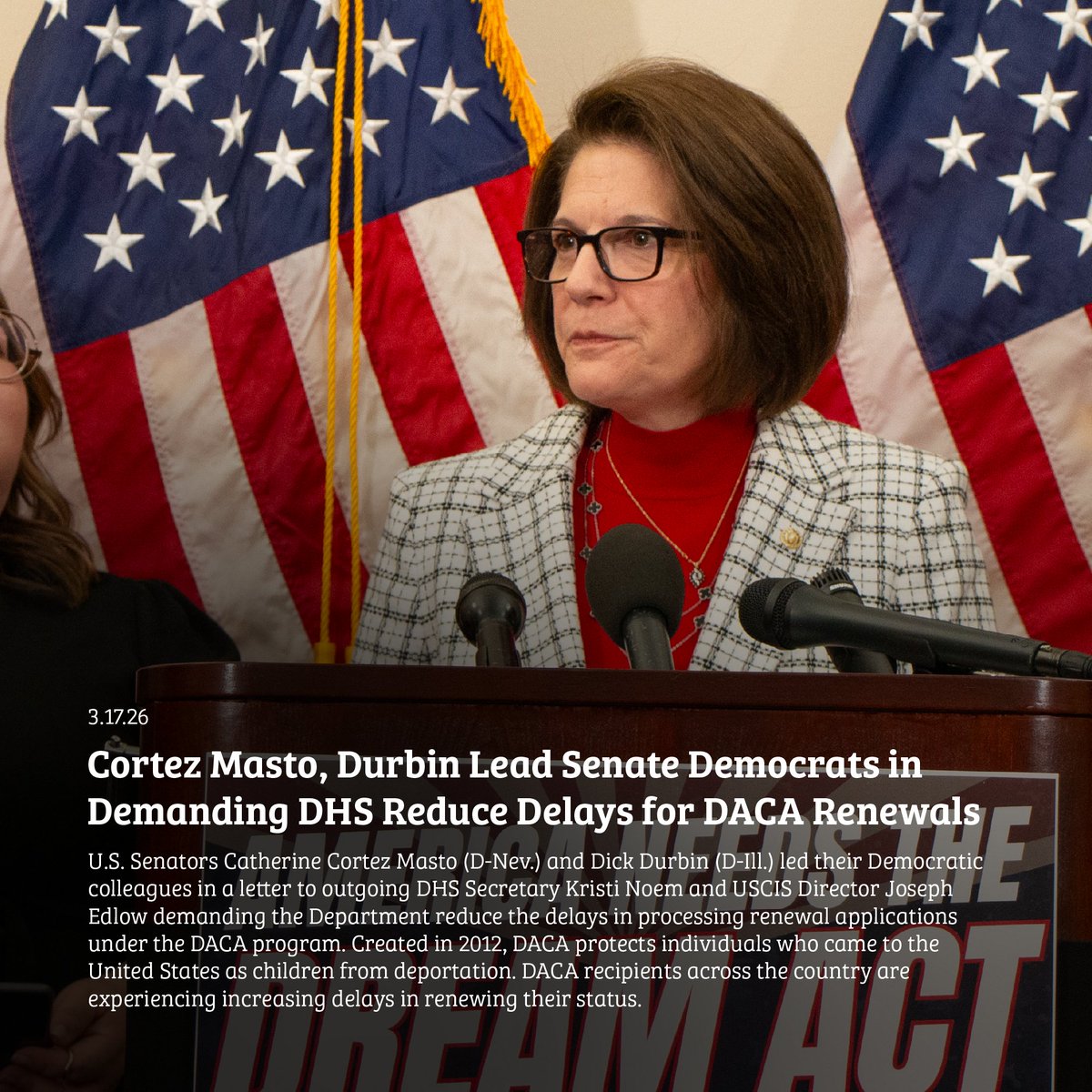 Senator Cortez Masto tweet media