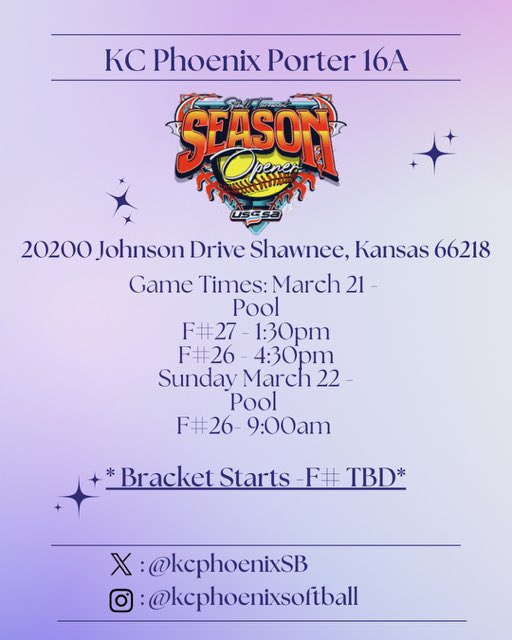 KC Phoenix Softball tweet media