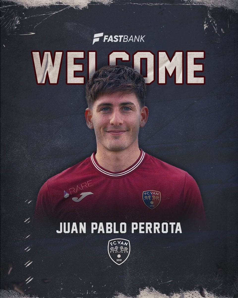 FutbolistasAXEM's tweet photo. #MercadoAXEM 🇦🇲
Juan Pablo Perrotta es la nueva incorporación de #FCVan B. El lateral llega libre desde @ElPorve_Oficial 🇦🇷. https://t.co/PcLiEIAxHi