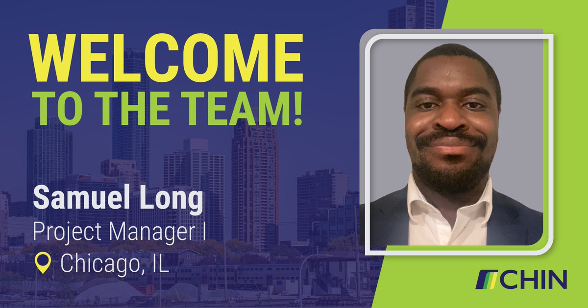 The CHIN Team is excited to welcome Samuel Long to our Buildings Team as a Project Manager I! He will contribute to the DuPage County Highway Maintenance Facility, bringing a strong foundation in both design and construction.

#CHINTeam #DuPageCounty #NewHire #ProjectManagement