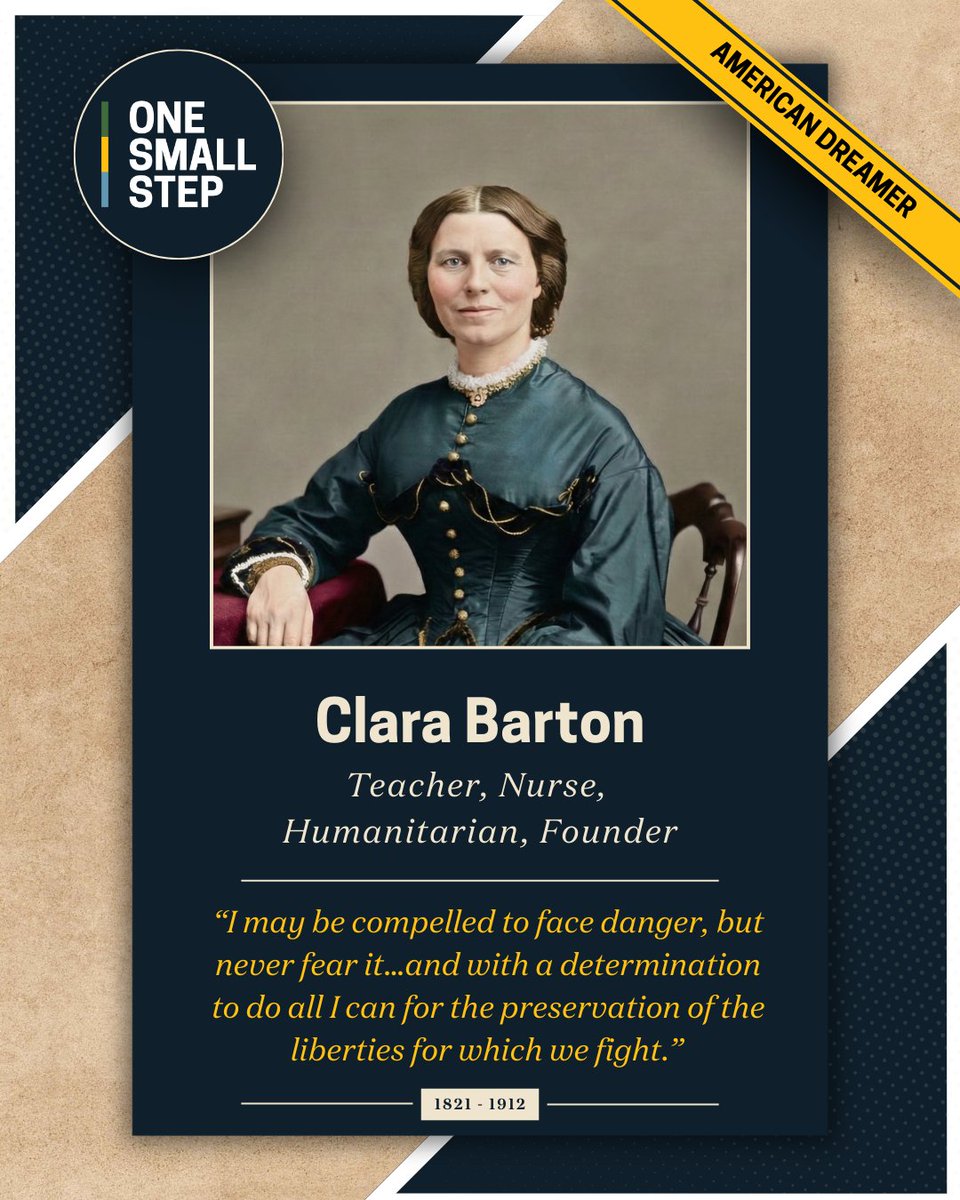 AFPCalifornia's tweet photo. March Madness… but make it 🇺🇸 LIBERTY.

AFP’s Liberty Bracket features 64 champions—from George Washington to Frederick Douglass to Harriet Tubman.

Vote: https://t.co/QVVVFovXzW

Today: Clara Barton—Civil War hero who later founded the Red Cross. https://t.co/ngjazRysUw