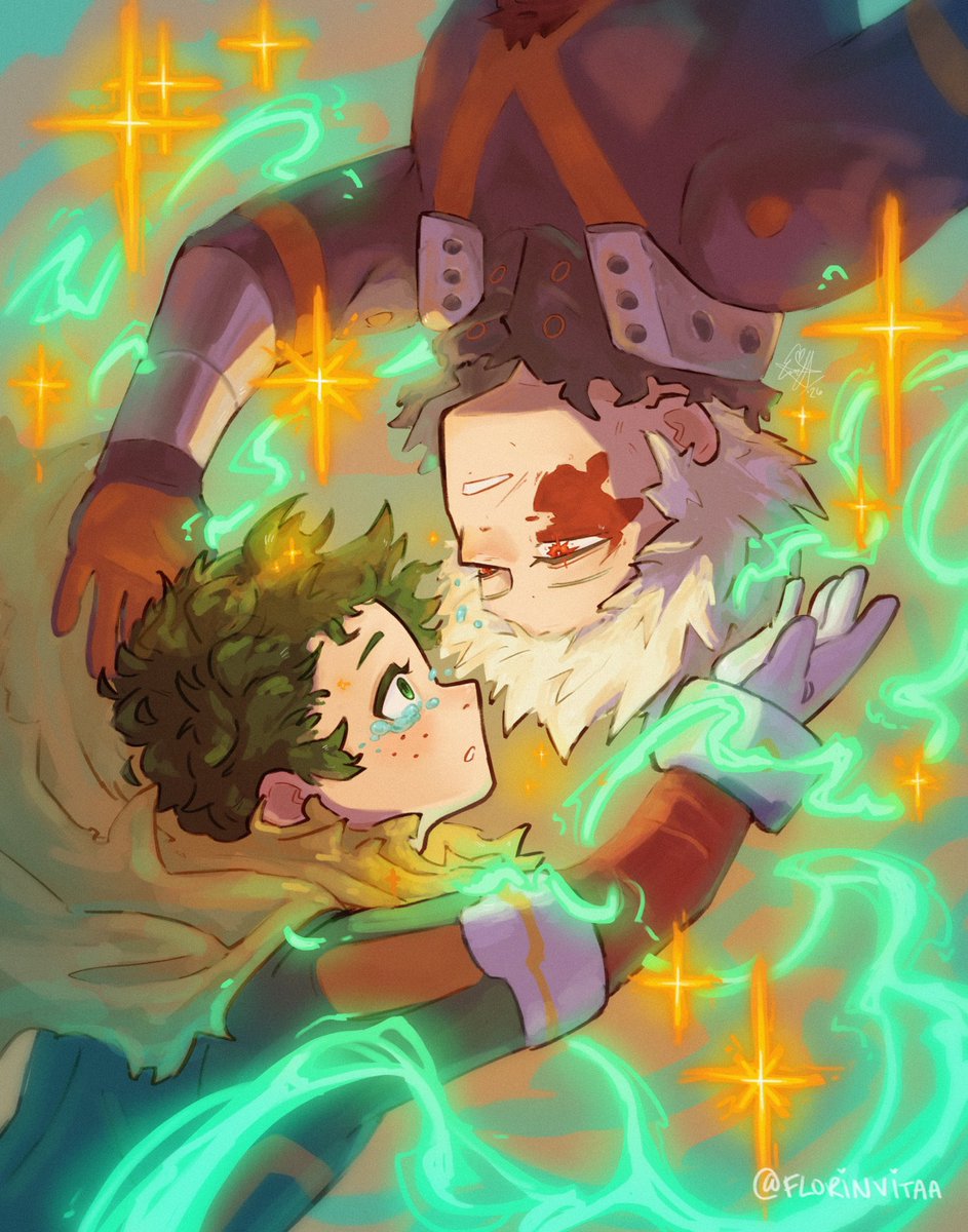 a lil late but finally finished this one :3 #bkdk #mhafanart