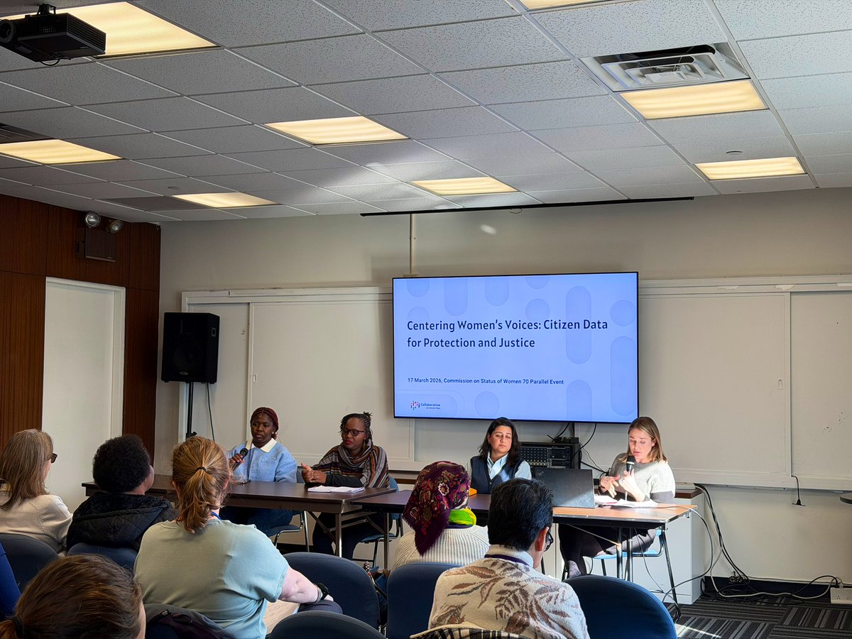 OlumideIDOWU's tweet image. Justice systems become truly equitable when they listen to and act on the realities captured by women themselves. #AccessToJustice #CSW70 #HumanRights #CSW70 @UN_Women