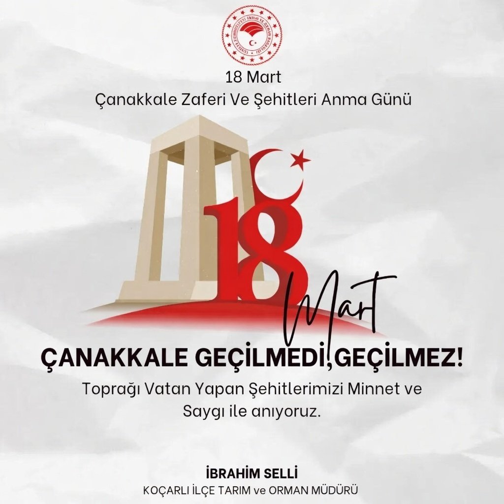 ibrahimselli_'s tweet photo. ÇANAKKALE GEÇİLMEDİ,GEÇİLMEZ! 

Toprağı Vatan Yapan Şehitlerimizi Minnet ve Saygı ile anıyoruz.

#18MartÇanakkaleZaferi #18MartŞehitlerGünü https://t.co/7ZX0Kzah8h