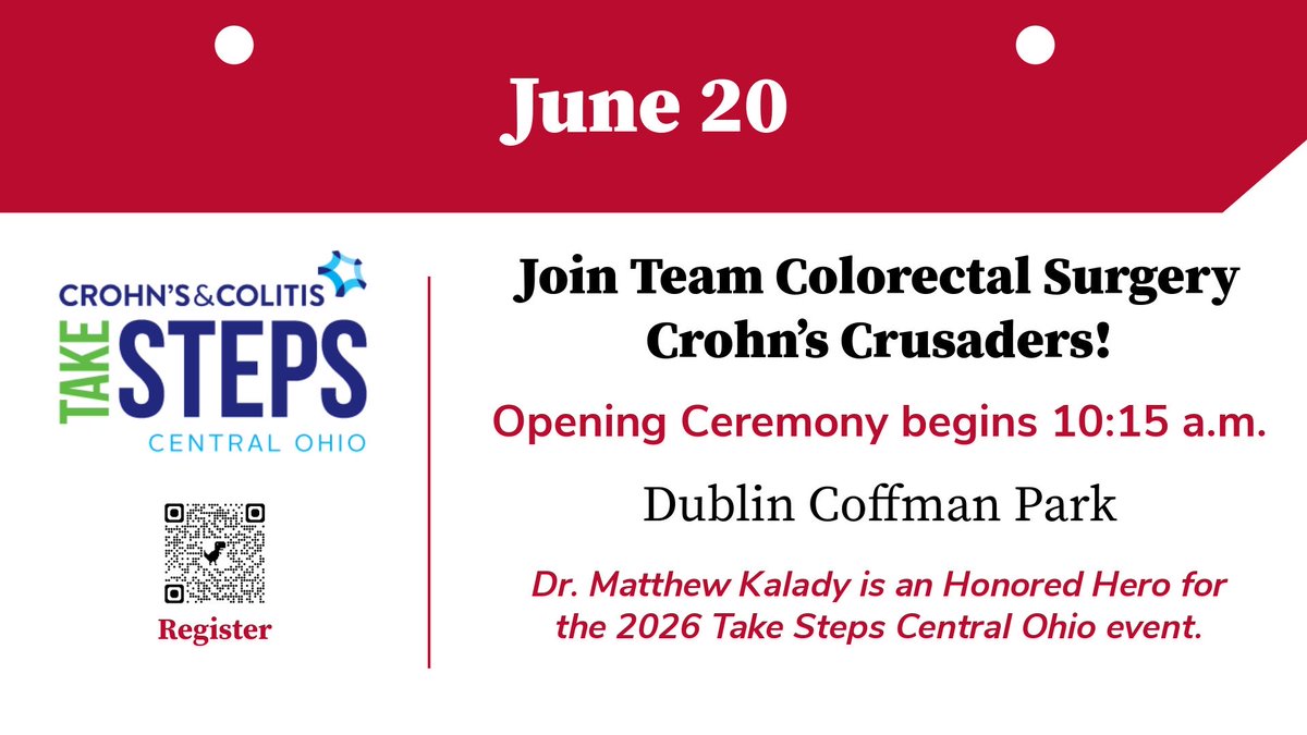 Ohio State Wexner Medical Center Surgery Dept. tweet media