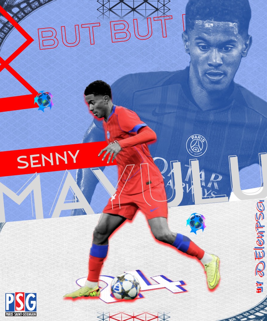 Buuuut pour PARIS !! Par le numéro 24, Senny.. MAYULU !!! Quelle frappe de Mayulu qui frappe instantanément le ballon contré de Vitinha à l'entrée de la surface !
#CHEPSG | 62' 0⃣-3⃣