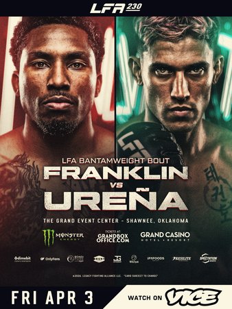 FightProspects's tweet photo. XAVIER FRANKLIN (6-1-1) vs. MICAIAS UREÑA (11-3) #lfa230
https://t.co/Duw84JEFQ6 https://t.co/J05dApxN0W