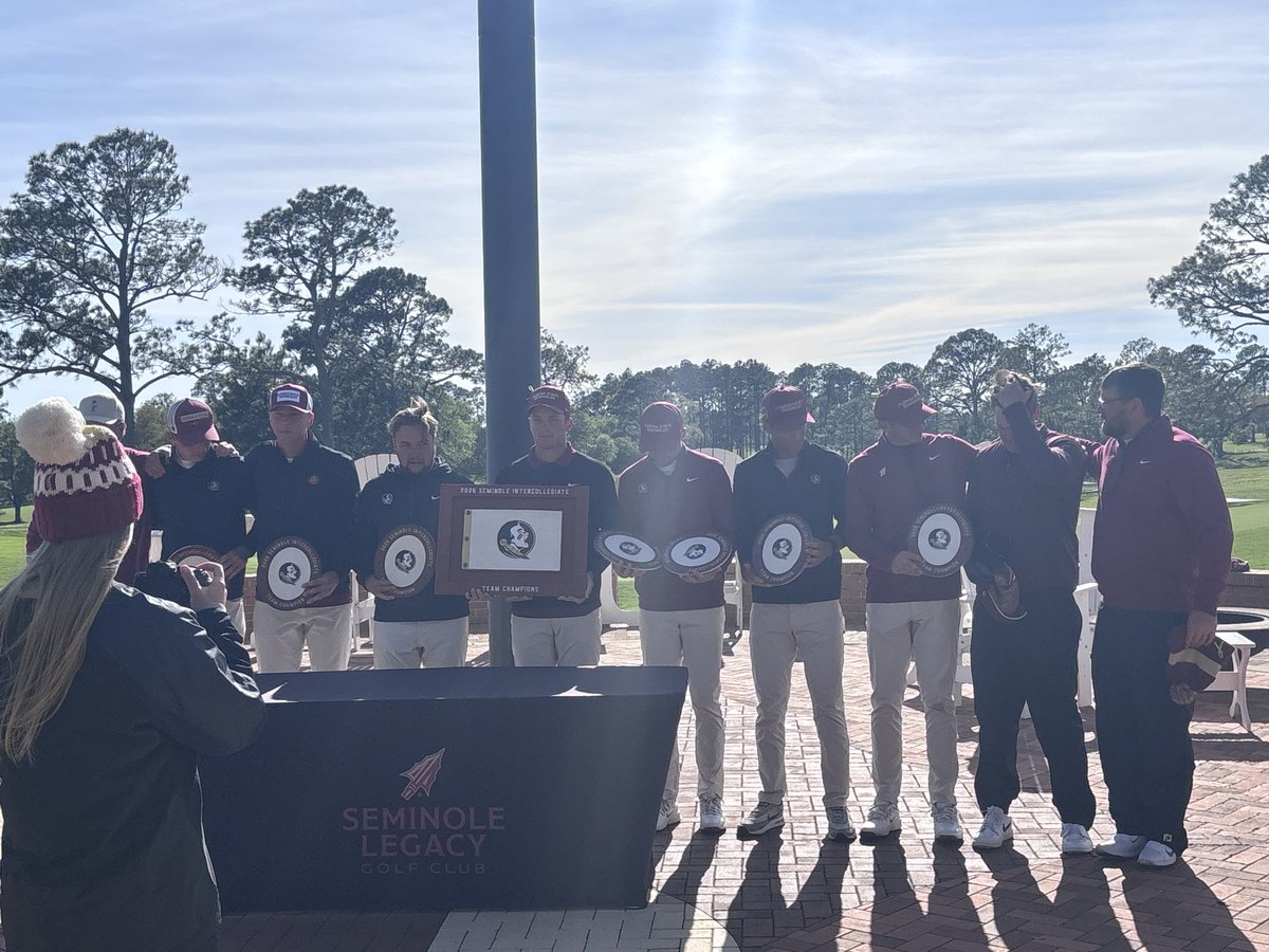 Warchant's tweet photo. Florida State wins the Seminole Intercollegiate for their first team win since regionals last spring! https://t.co/0N9ZNIuWL8