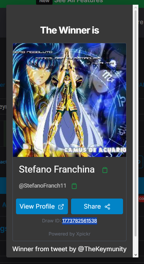 Keymunity tweet media