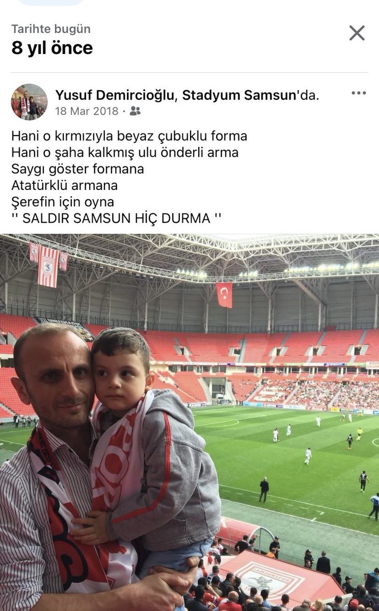 2.Lig’de bilmem hangi maç!
Aradan zaman geçti.
Perşembe günü Avrupa Kupası’nda
Çeyrek final için sahaya çıkacağız.
Hayal bile değildi.
Gerçek oldu.
Büyüksün Samsunspor…