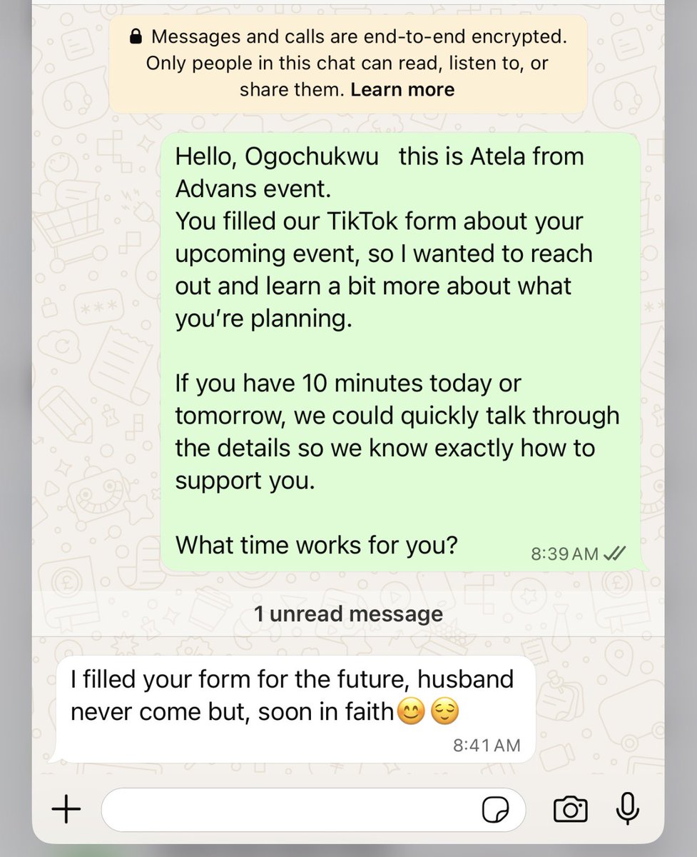 MediaMart_Girl's tweet photo. As a marketer, today I discovered a new type of lead 😂

Not cold lead. Not warm lead.

Faith lead.

No event yet… but she’s already preparing 😭

I won’t lie, I like this kind of confidence in life.

I laughed but I actually loved it… because that’s how a lot of things start. https://t.co/pGZ2P8UXJF