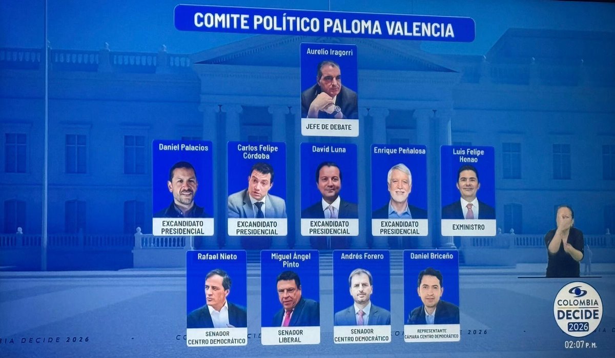 ¿De qué nos sirve a las mujeres una mujer presidenta como Paloma Valencia? De nada porque no es feminista, es anti derechos, su política es completamente patriarcal y como vemos, su comité político es un manel insufrible y reaccionario.