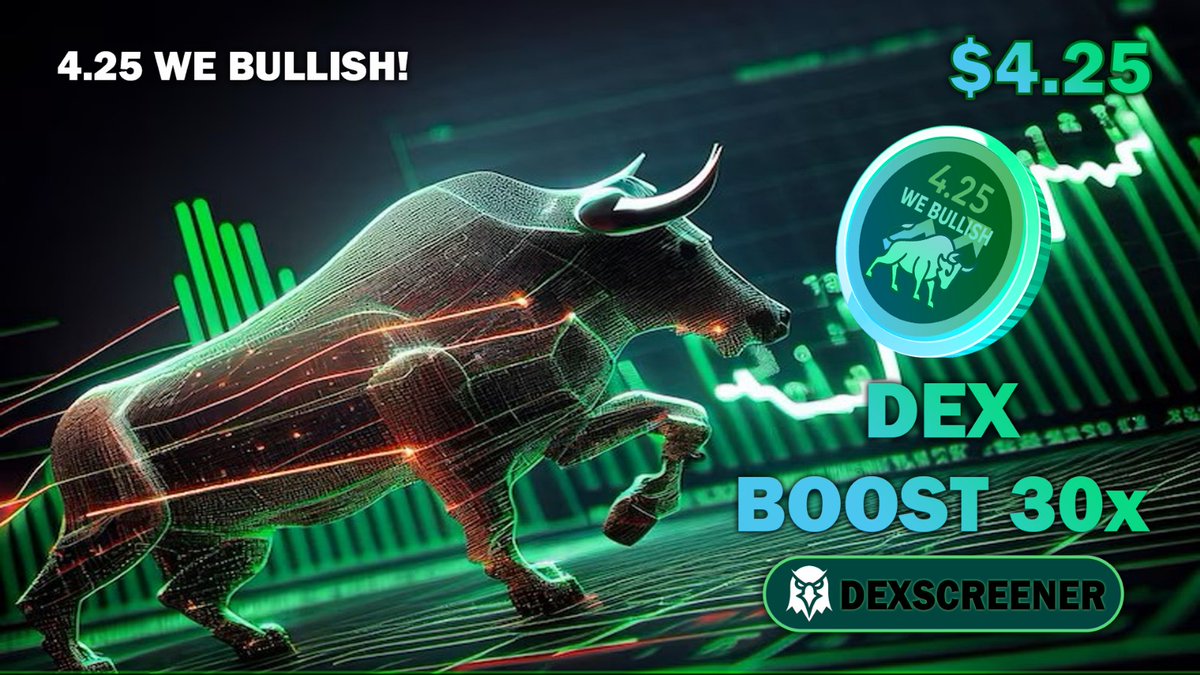 4.25 We Bullish tweet media