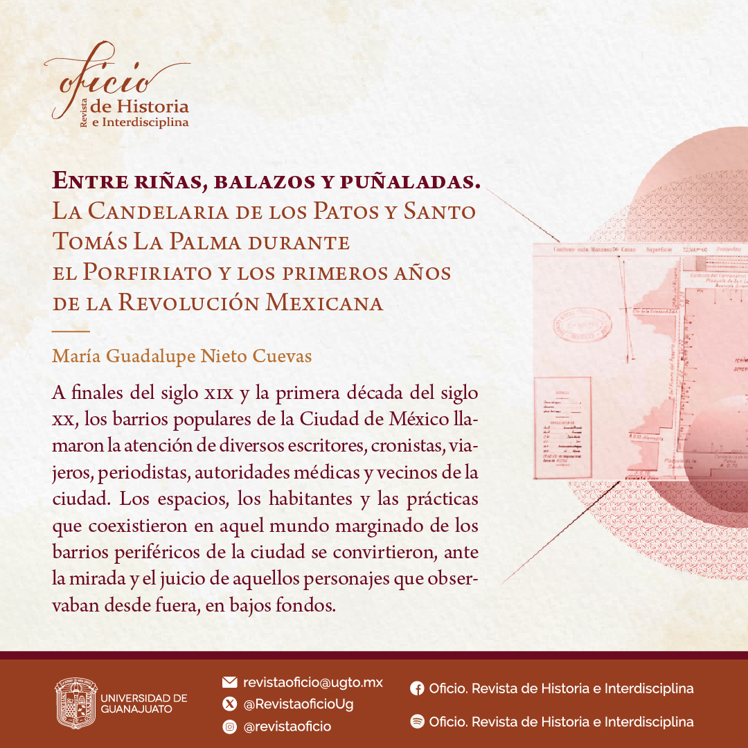 María Guadalupe Nieto Cuevas
Universidad Autónoma Metropolitana, México
orcid.org/0009-0004-1253…

DOI: doi.org/10.15174/orhi.…

#HistoriaDeMéxico #CiudadDeMéxico #CDMX #HistoriaUrbana #Porfiriato #RevoluciónMexicana #HistoriaSocial #HistoriaCultural #ImaginariosSociales