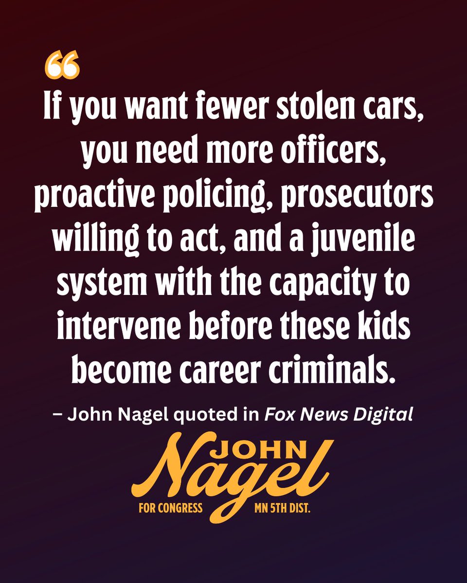 John Nagel for Congress MN-5 tweet media