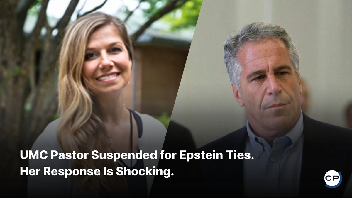 ChristianPost's tweet image. The UMC has suspended Rev. Stephanie Remington after discovering she worked for Jeffrey Epstein — and her defense invokes the grace of Jesus.
#JeffreyEpstein #UMC #StephanieRemington #ChristianNews #ChurchAccountability
🔗 dlvr.it/TRY9NL