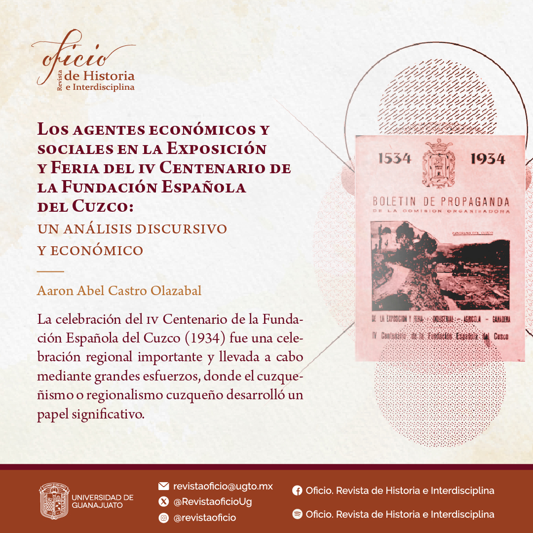 Aaron Abel Castro Olazabal
Investigador independiente, Perú
orcid.org/0000-0003-4300…

📷📷📷DOI: doi.org/10.15174/orhi.…

#HistoriaDelPerú #Cusco #Historia #HistoriaDelPerú #Cusco #HistoriaRegional #Modernización #IdentidadCultural #HistoriaPolítica #MemoriaHistórica
