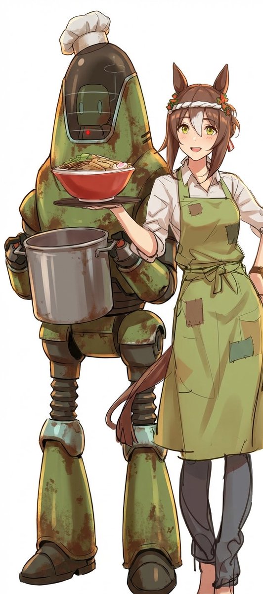 ウマ娘のファインモーションがfallout世界の住民ならもう皆さんご想像の通りダイアモンドシティでヌードル屋やってるし、シャカールに自信作食わせてドヤ顔してるでしょ 