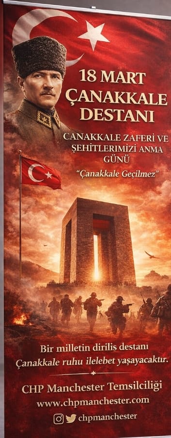 ugurdundarTV's tweet photo. Bugün İngiltere'nin Manchester kentinde, Gazi Mustafa Kemal Atatürk başta olmak üzere tüm aziz şehitlerimizi anacağız ve muhteşem 18 Mart 1925 Deniz Zaferi'nin 111. yıldönümünü coşkuyla kutlayacağız.
Hepiniz davetlimizsiniz.
Girişler ücretsizdir. https://t.co/2RrwT0LjPF