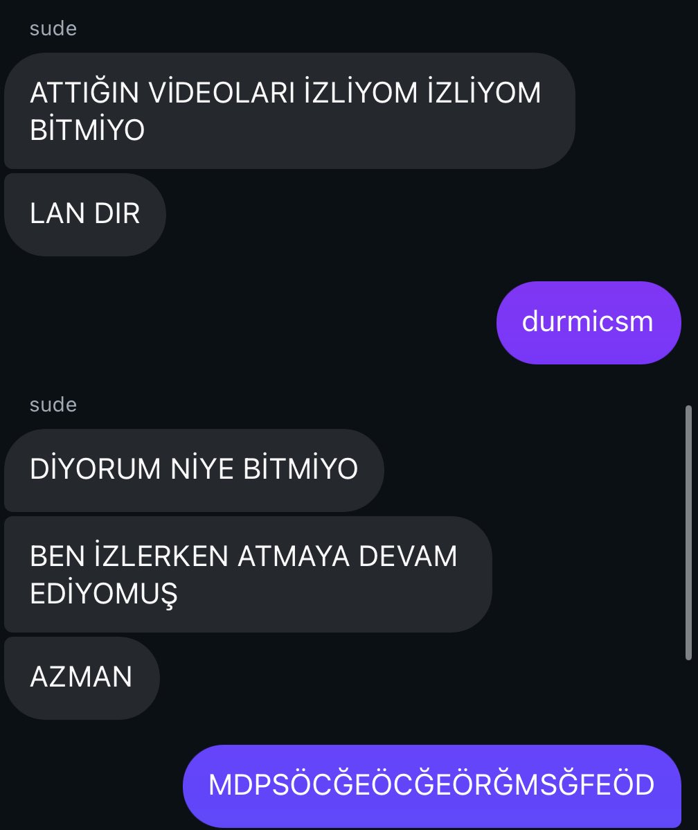 hayir durmayacagim