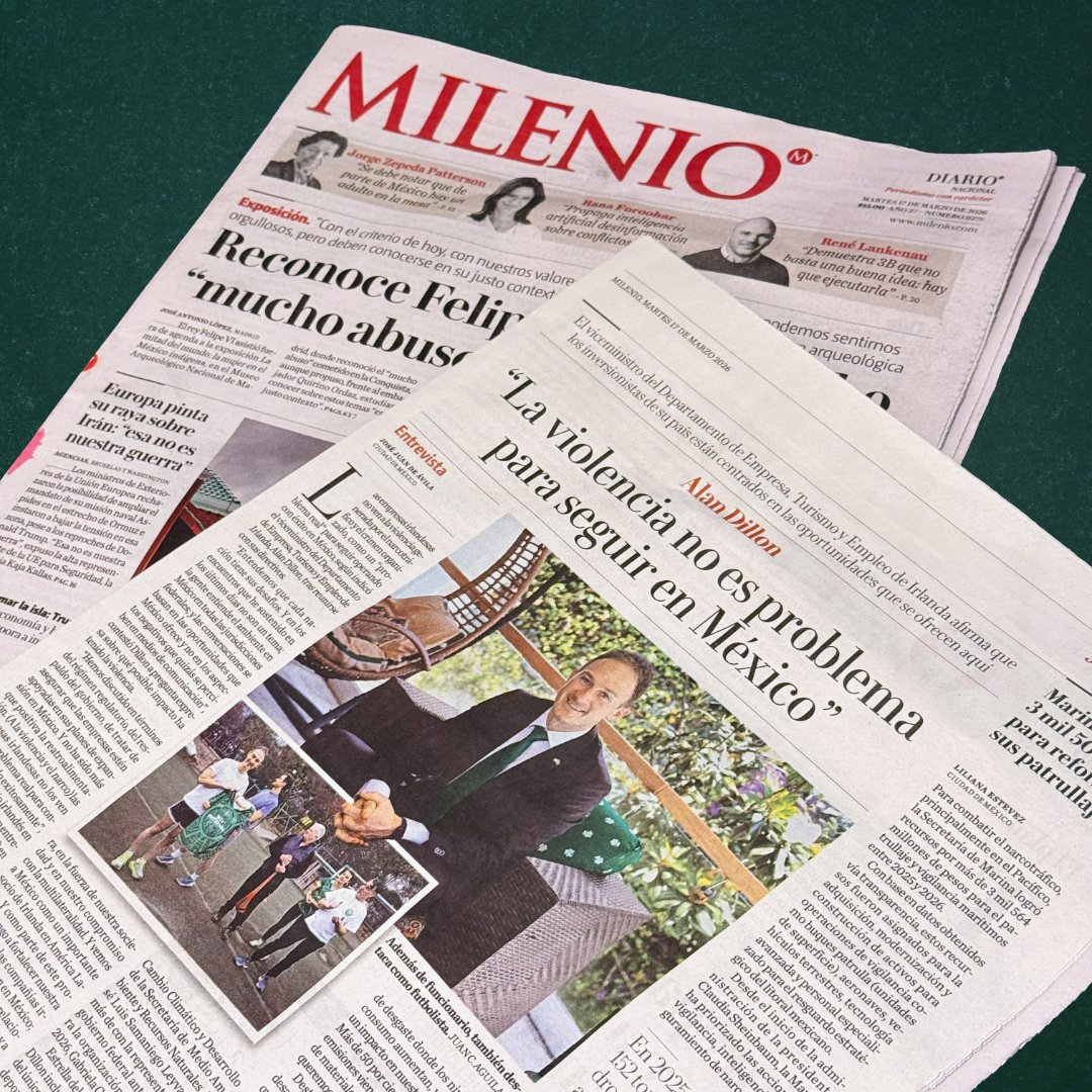 Irish Embassy Mexico 🇮🇪🇲🇽 tweet media