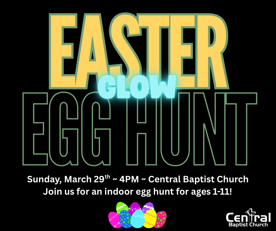 centrallivepc's tweet photo. Easter is coming and we want you to celebrate with us! ✝️

March 29th at 4PM – Easter Glow Egg Hunt 

April 5th at 11AM – Easter Sunday Service

We’re looking forward to celebrating Christ’s resurrection with you! 💛 https://t.co/Fyt7BdFvmq