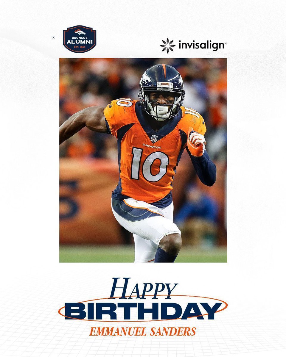RT to help us wish former @broncos WR @esanders_10 a happy birthday! 🥳
