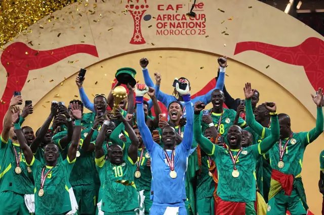 media_express_'s tweet photo. 🇸🇳🇲🇦 BREAKING NEWS – CAF has annulled Senegal's victory at the 2025 Africa Cup of Nations and awarded the title to Morocco following a decision by the appeals committee. Senegal has been penalized with a 3-0 forfeit loss after winning the final 1-0 in extra time. https://t.co/X5tspKAD1T