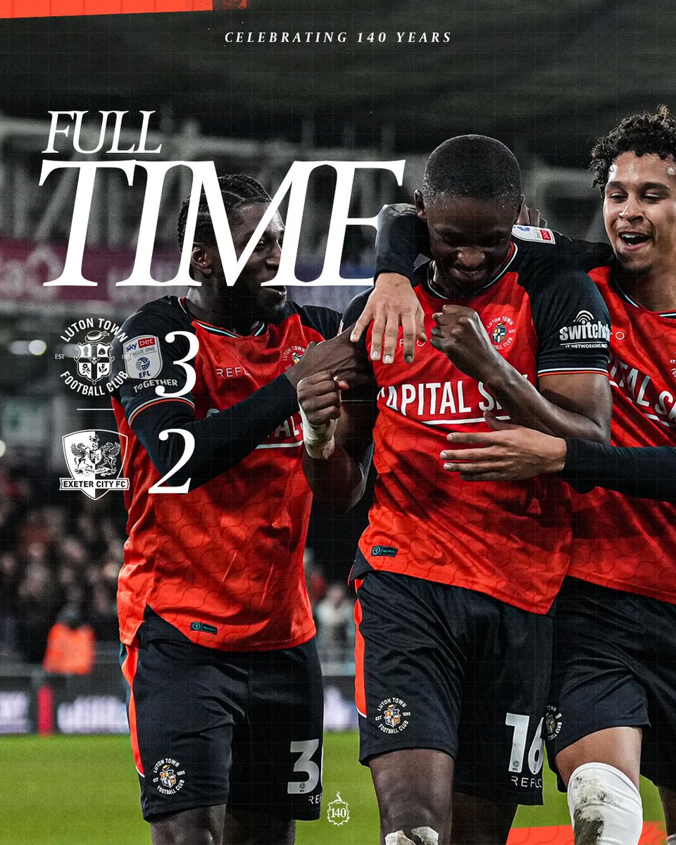 Luton Town FC tweet media