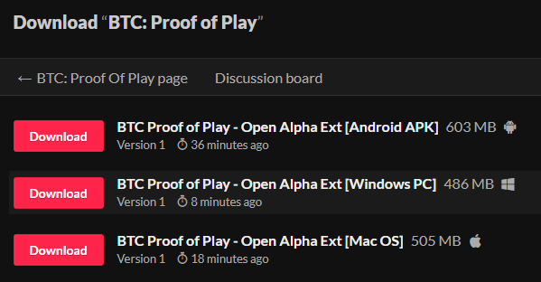 BTCProofofPlay's tweet photo. 🚀NEW! Open Alpha Extended is LIVE in
BTC: Proof of Play!
Get it here: https://t.co/si5l8txgt7
We’ve just rolled out a fresh update… and we’re boosting your grind 🔥
⚡ Double Rewards
Earn MORE Sparks & Shards from matches
📈 2x XP Boost
Level up faster during the Open Alpha
🤖 Offline AI Enabled
Practice, test decks, and grind anytime
🎉 Open Alpha Event Boosts
Extra progression while we test + improve
🟠 Founder Status Granted
Early testers are now marked as FOUNDERS as a thank you for supporting BTC PoP from the start
📱 NEW Mobile Build + PC & Mac Updated
Download now on https://t.co/2TbmJLmNE2 and jump in from any device
🔒 One Device Login (for now)
If you choose to play on mobile, your account will be locked to that device
Prefer PC or Mac instead? No problem - we can reset this for you. This helps us keep accounts secure during the Open Alpha season.
⬇️ Version 2.5 Update Required
Please re-download the game OR update via the Itch app launcher
This is the BEST time to:
Build your deck
Climb the leaderboard
Stack rewards faster than ever
Test out the game! Give Feedback👀
We’re just getting started… ⚡️
#StackYourDeck