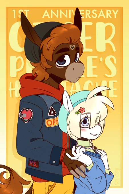 1 year anniversary of the comic today! Thank you for reading #oc #ophcomic