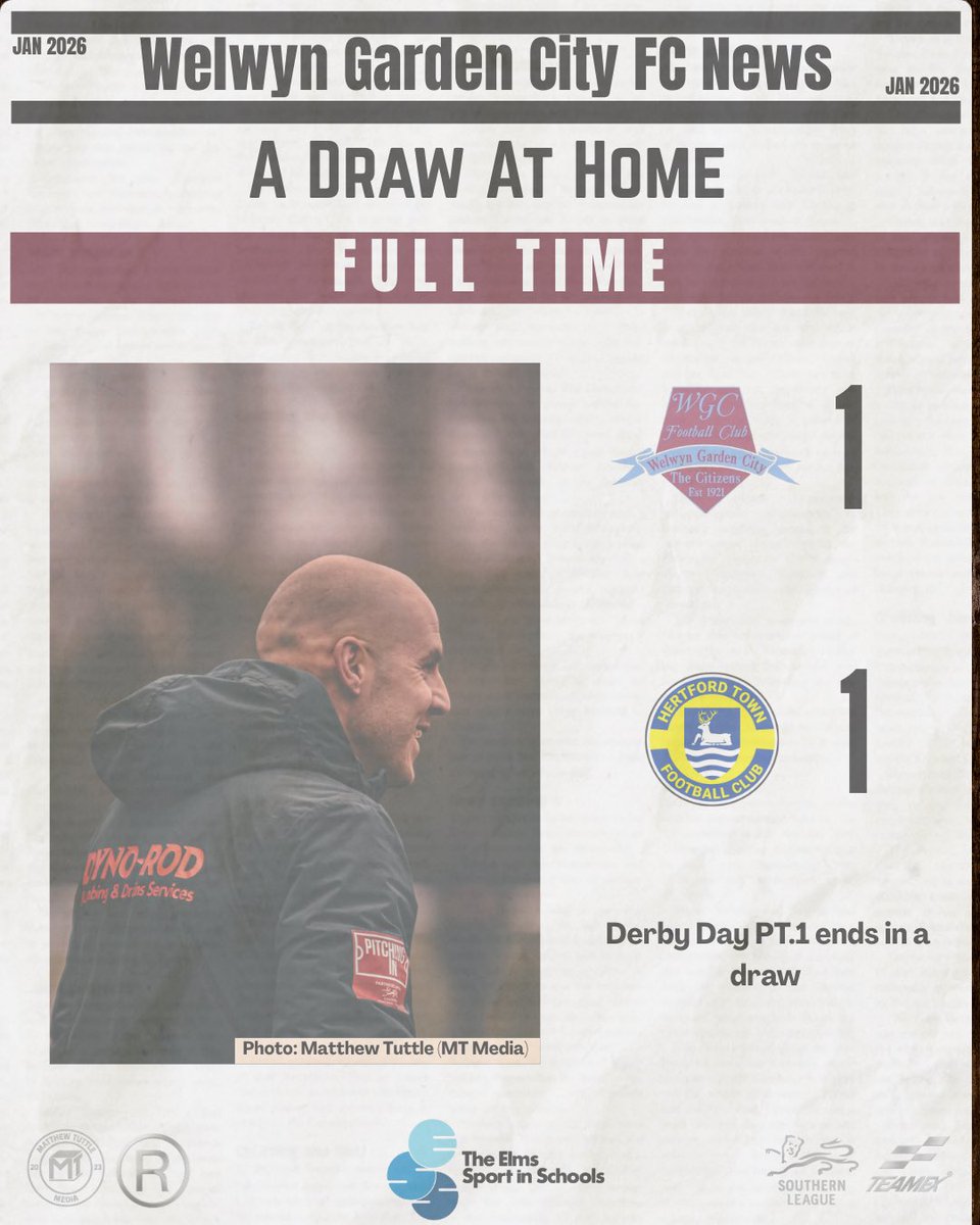 Welwyn Garden City FC tweet media