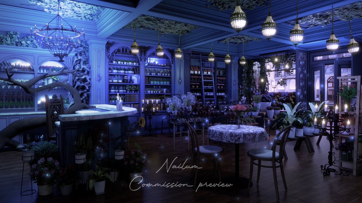 ArtNailum's tweet image. Some places sell things you need. Others sell the things you’ve been quietly obsessed with all along. Those are the dangerous ones, the places where money disappears, and somehow it still feels worth it. 💸✨

#background #opencommissions #Vtuber #VTuberAssets