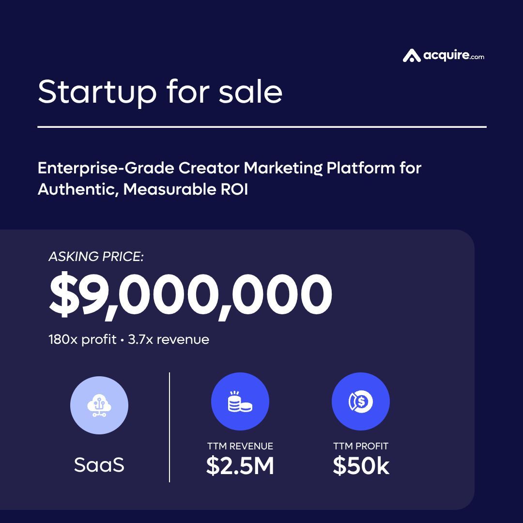 acquire.com tweet media