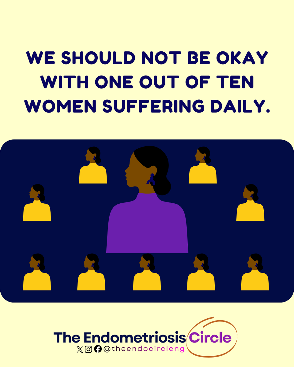 theendocircleng's tweet photo. The plan is to keep advocating until women's pain and suffering are no longer considered normal.

#Endometriosis
#EndometriosisSymptoms
#OneInTen
#EndometriosisNigeria
#EndometriosisAwarenessMonth
#CureForEndometriosis
#March https://t.co/wREbitYGuI