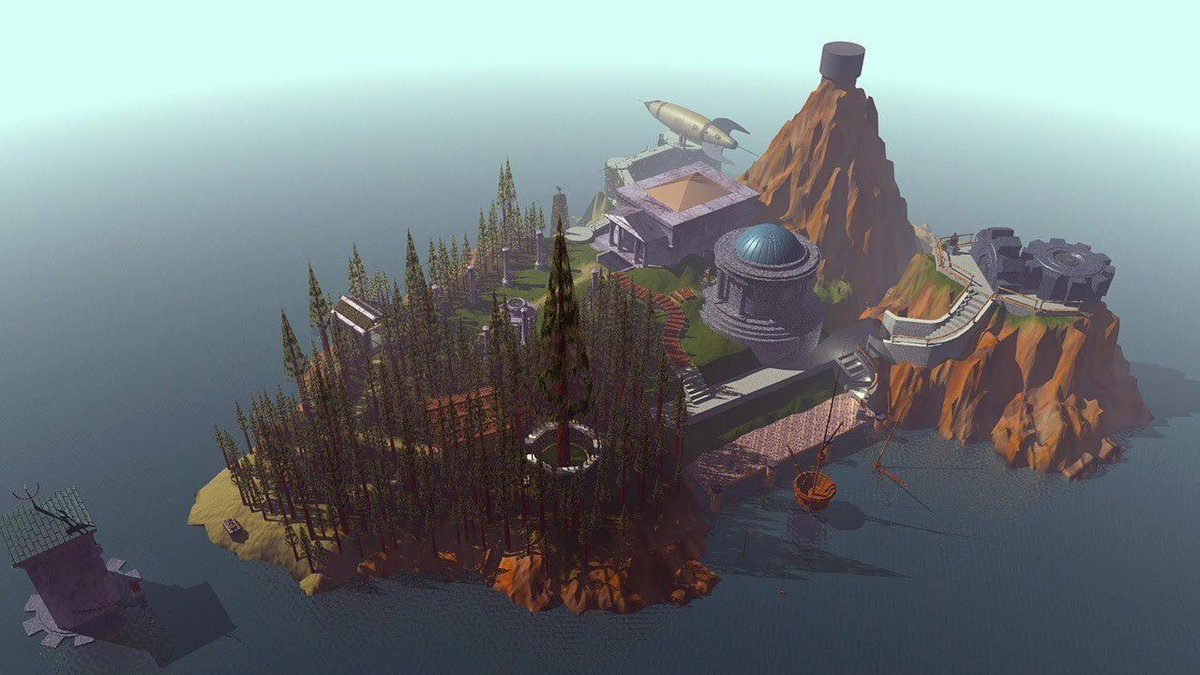 RetroTechDreams's tweet image. Myst island